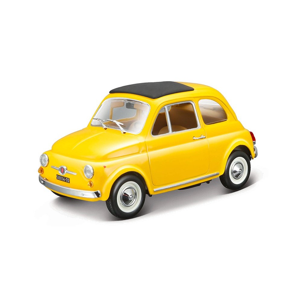BBURAGO FIAT 500F 1965 DIE CAST METAL 1/24 MODEL KIT MODEL REPLICA