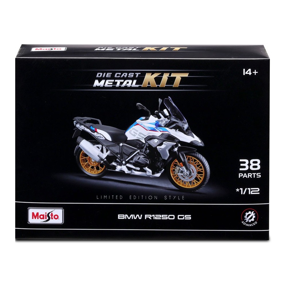 MAISTO BMW R1250 GS DIE CAST METAL 1/12 MODEL KIT MODEL REPLICA