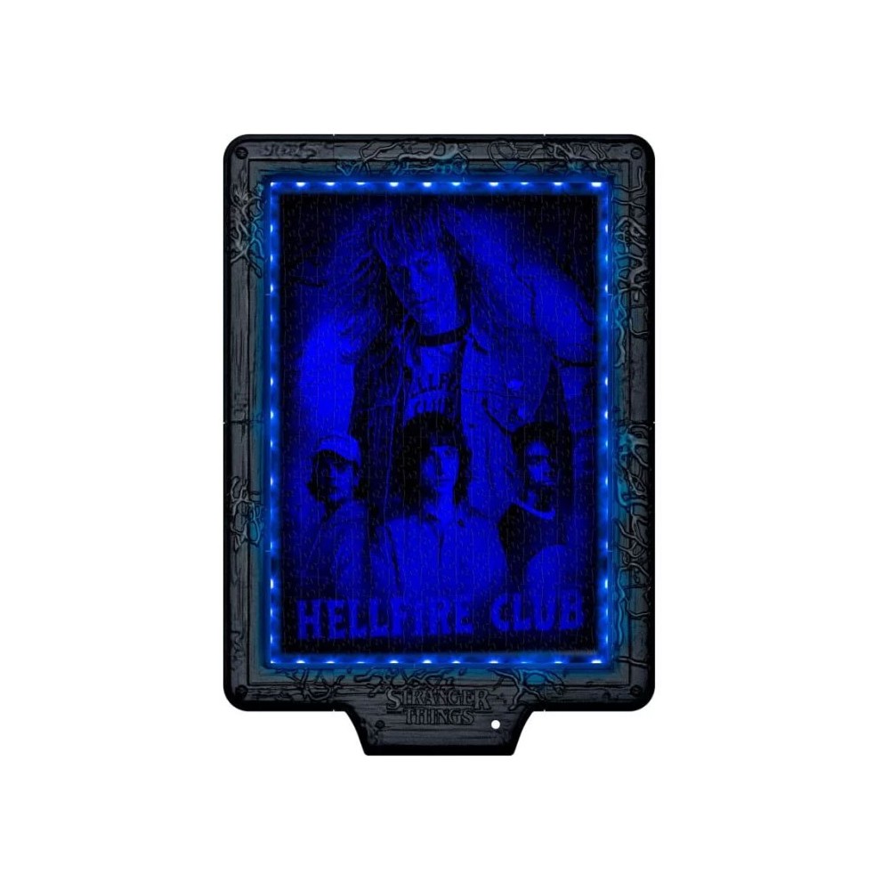 CLEMENTONI STRANGER THINGS THE METAMORPHIC ART COLLECTION VECNA'S CURSE 520 PIECES PUZZLE WITH LED