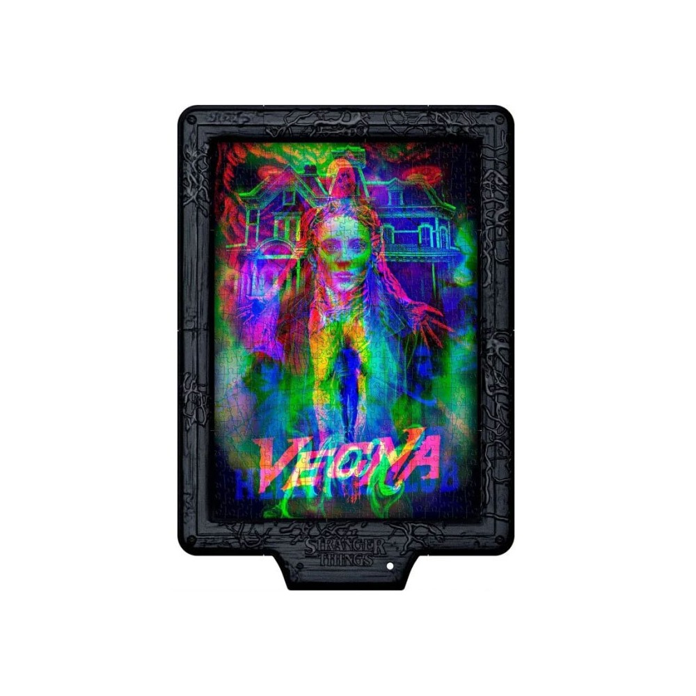 STRANGER THINGS THE METAMORPHIC ART COLLECTION VECNA'S CURSE 520 PEZZI PUZZLE CON LED CLEMENTONI