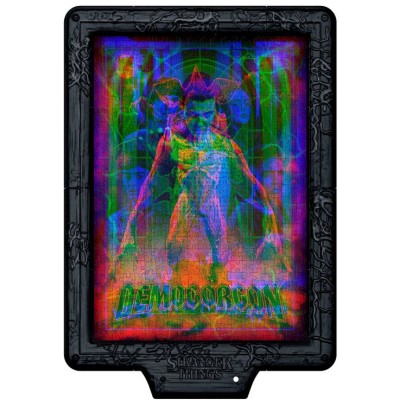 STRANGER THINGS THE METAMORPHIC ART DEMOGORGON'S HUNT 520 PEZZI PUZZLE CON LED CLEMENTONI