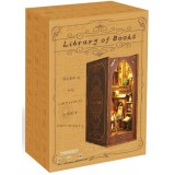 BOOK NOOK LIBRARY OF BOOKS MINI DIORAMA