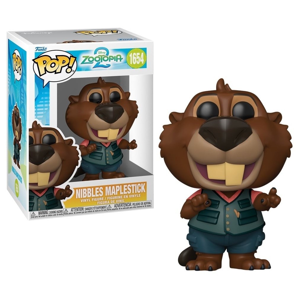 FUNKO POP! DISNEY ZOOTOPIA 2 NIBBLES MAPLESTICK BOBBLE HEAD KNOCKER FIGURE FUNKO