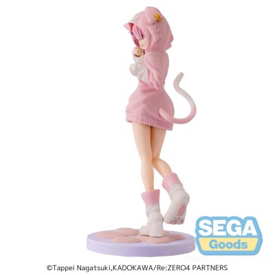 SEGA GOODS RE:ZERO RAM MOFUMOFU PACK XSTELLAR STATUE PVC FIGURE