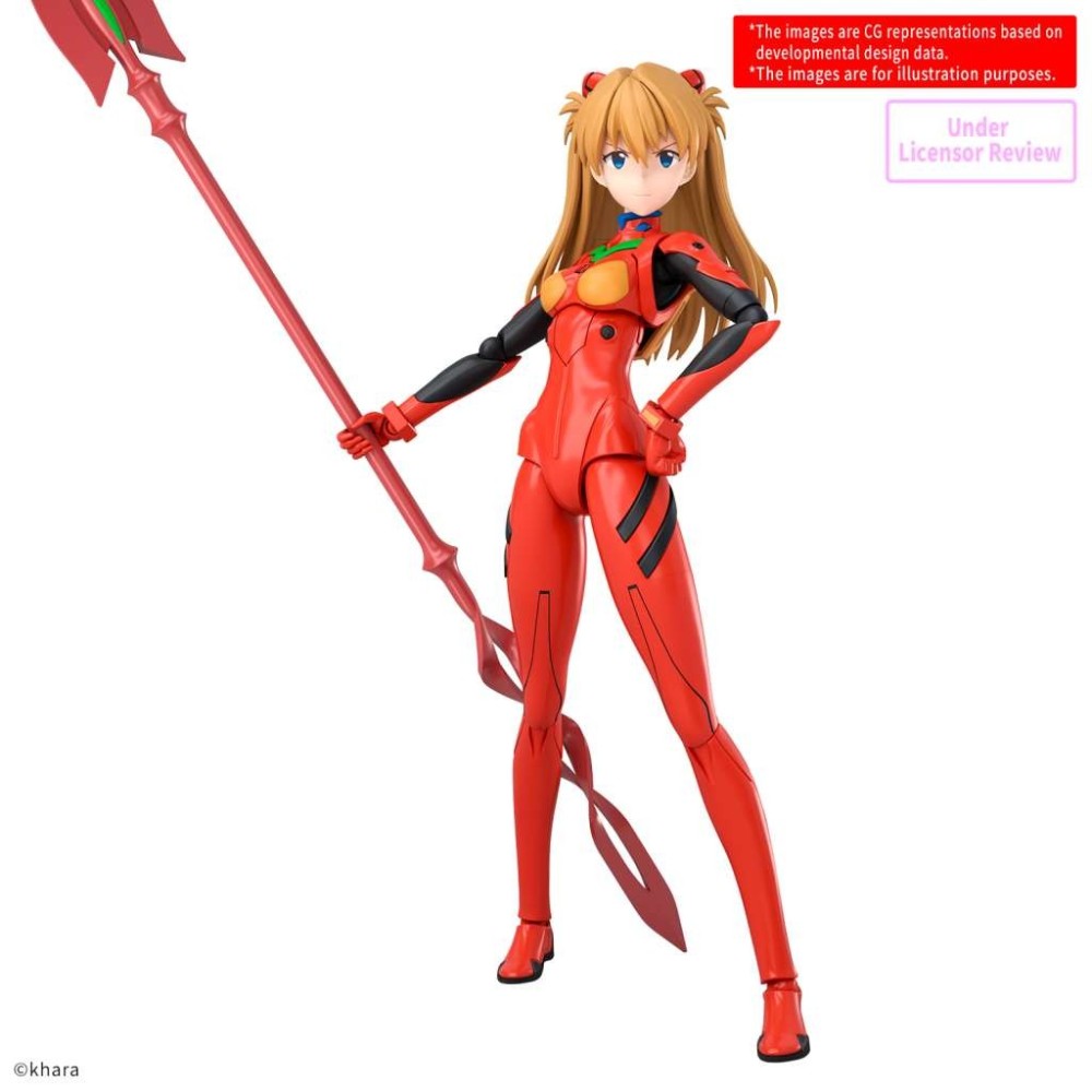 BANDAI 30MP EVANGELION ASUKA SHIKINAMI LANGLEY PLUG SUIT VERSION MODEL KIT ACTION FIGURE
