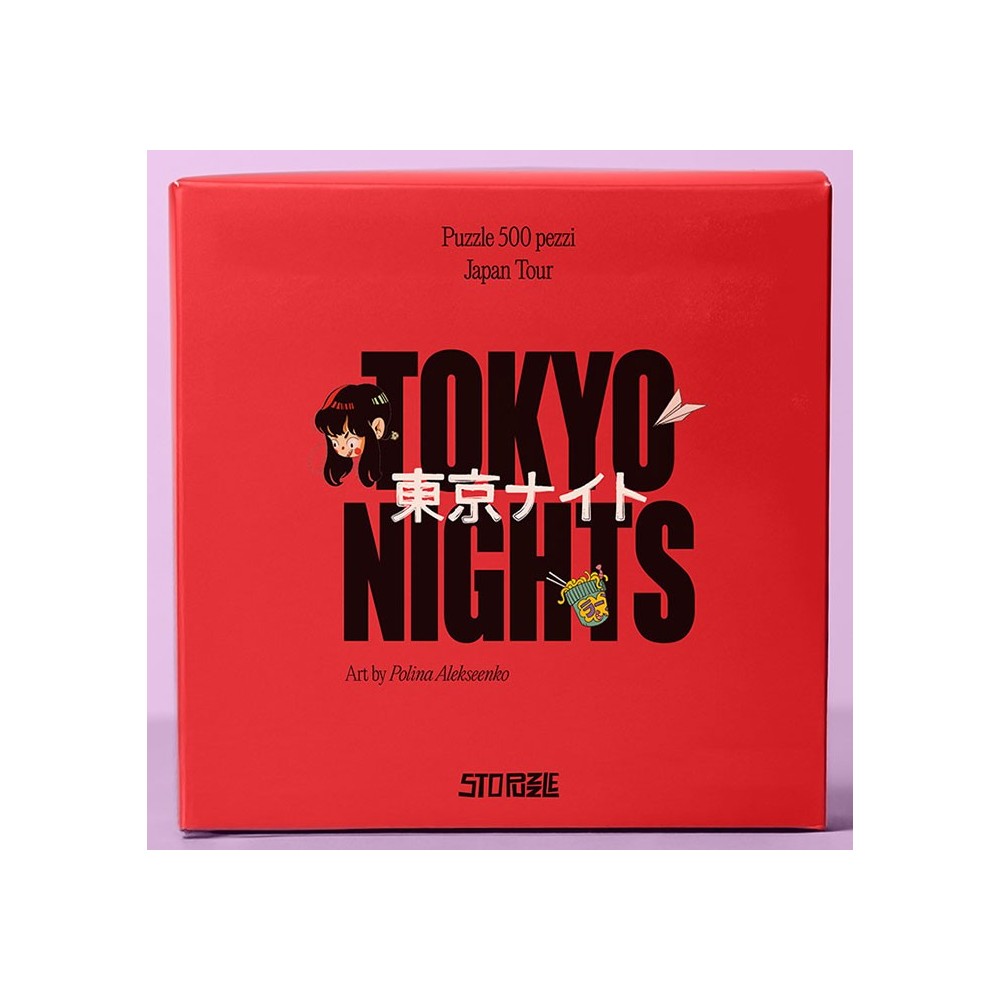 JAPAN TOUR TOKYO NIGHTS BY POLINA ALEKSEENKO 500 PIECES PUZZLE