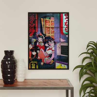 JAPAN TOUR TOKYO NIGHTS BY POLINA ALEKSEENKO 500 PIECES PUZZLE