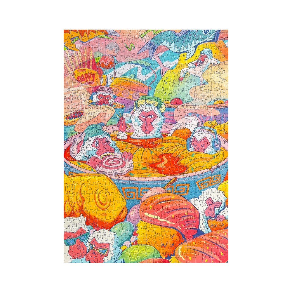 JAPAN TOUR RAMEN A JIGOKUDANI BY MANDY MATTHEWS 500 PIECES PUZZLE
