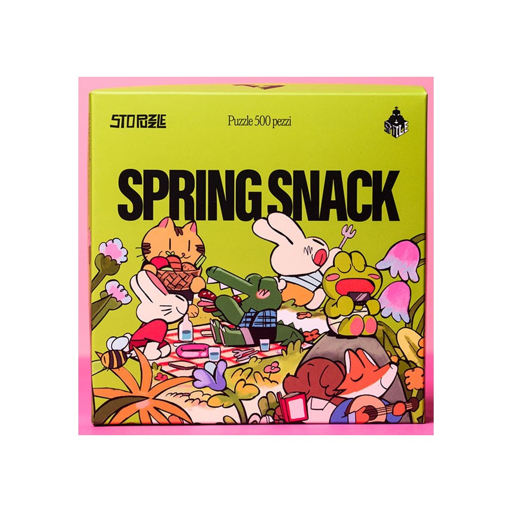 SPRING SNACK BY SMILE AGENCY 500 PIECES PUZZLE
