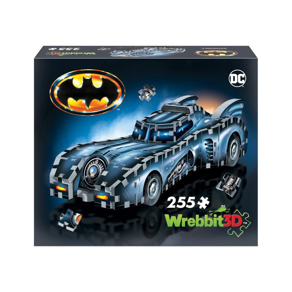 WREBBIT BATMAN BATMOBILE 255 PIECES 3D JIGSAW PUZZLE