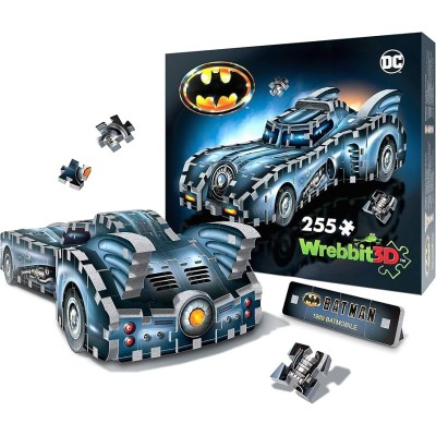 BATMAN BATMOBILE 255 PEZZI 3D PUZZLE WREBBIT