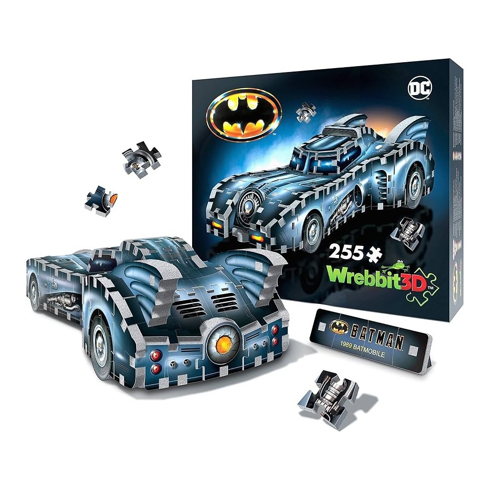 WREBBIT BATMAN BATMOBILE 255 PIECES 3D JIGSAW PUZZLE