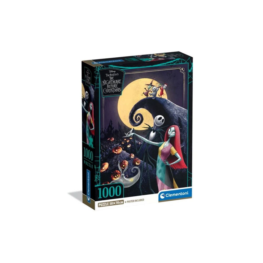 CLEMENTONI THE NIGHTMARE BEFORE CHRISTMAS 1000 PIECES JIGSAW PUZZLE 50X70CM