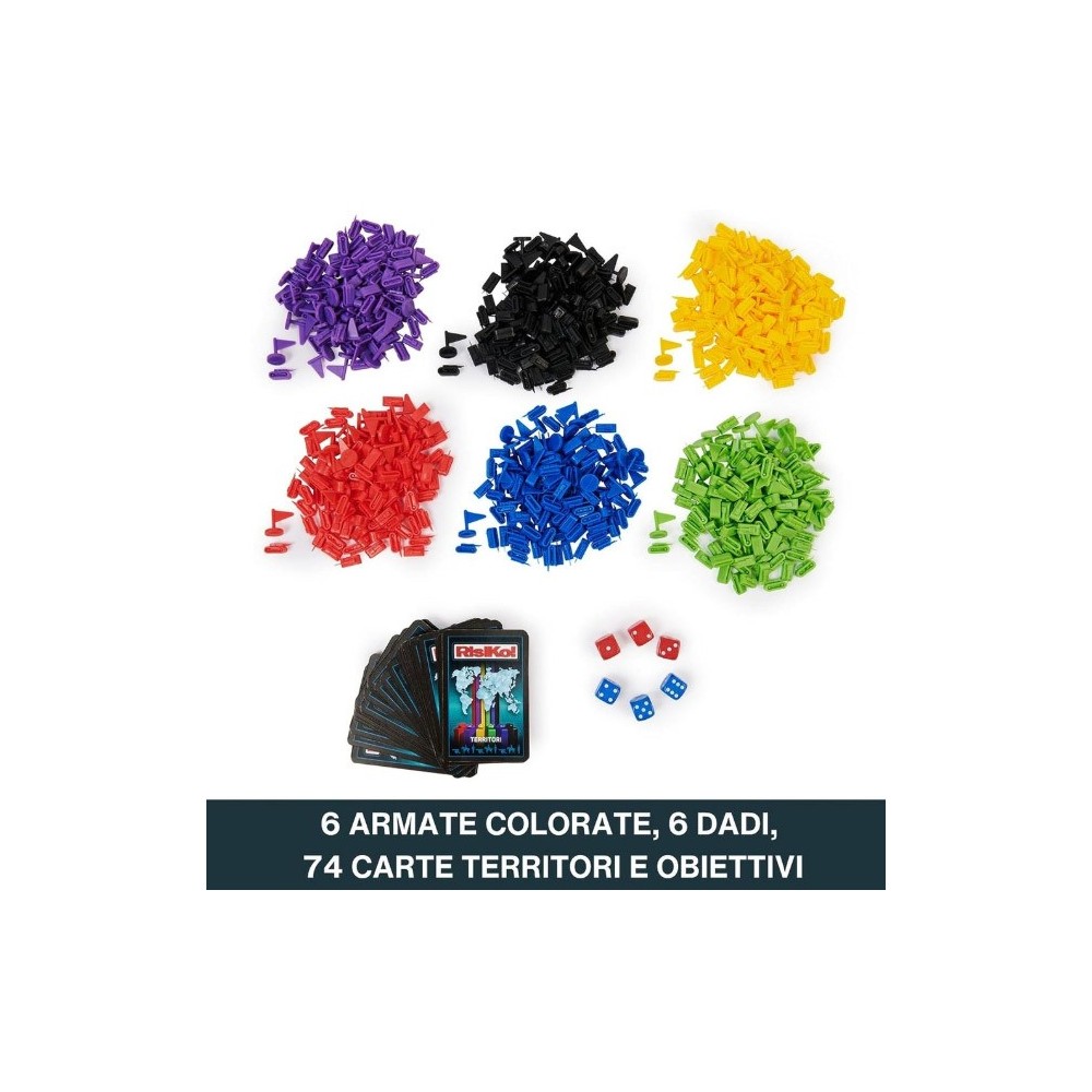 SPIN MASTER  RISIKO! BOARD GAME ITALIAN