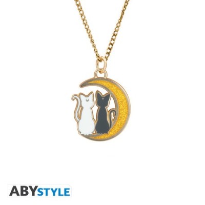 ABYSTYLE SAILOR MOON CATS ON THE MOON PENDANT NECKLACE