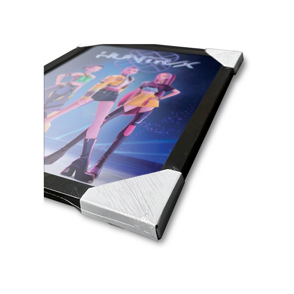 KPOP DEMON HUNTERS HUNTRIX QUADRO COLLECTOR PRINT 30X40CM PYRAMID INTERNATIONAL