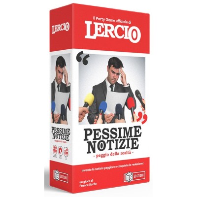 MS EDIZIONI LERCIO PESSIME NOTIZIE - ITALIAN BOARDGAME