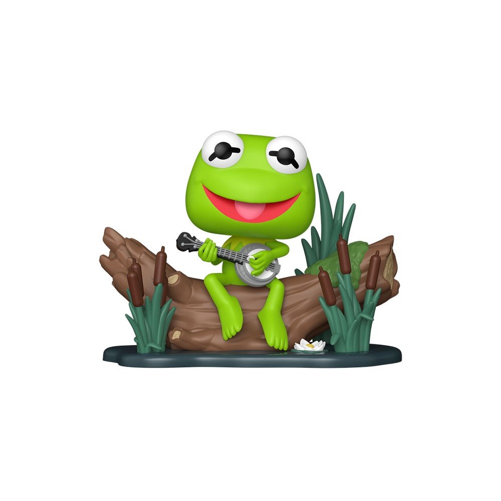 FUNKO POP! THE MUPPETS KERMIT WITH BANJO DELUXE BOBBLE HEAD KNOCKER FIGURE FUNKO