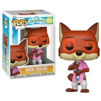 FUNKO POP! DISNEY ZOOTOPIA 2 NICK WILDE BOBBLE HEAD KNOCKER FIGURE FUNKO