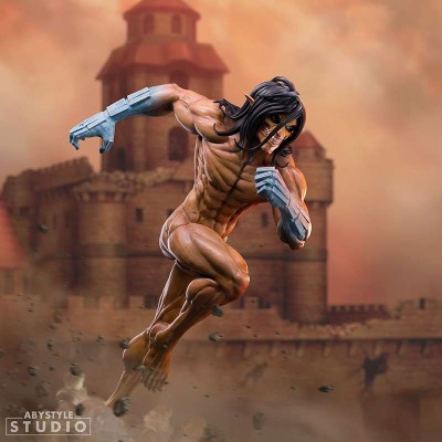 ABYSTYLE ATTACK ON TITAN EREN TITAN FORM SUPER FIGURE COLLECTION STATUE