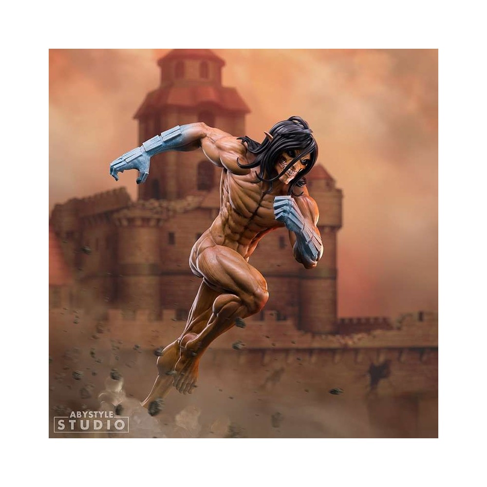 ABYSTYLE ATTACK ON TITAN EREN TITAN FORM SUPER FIGURE COLLECTION STATUE