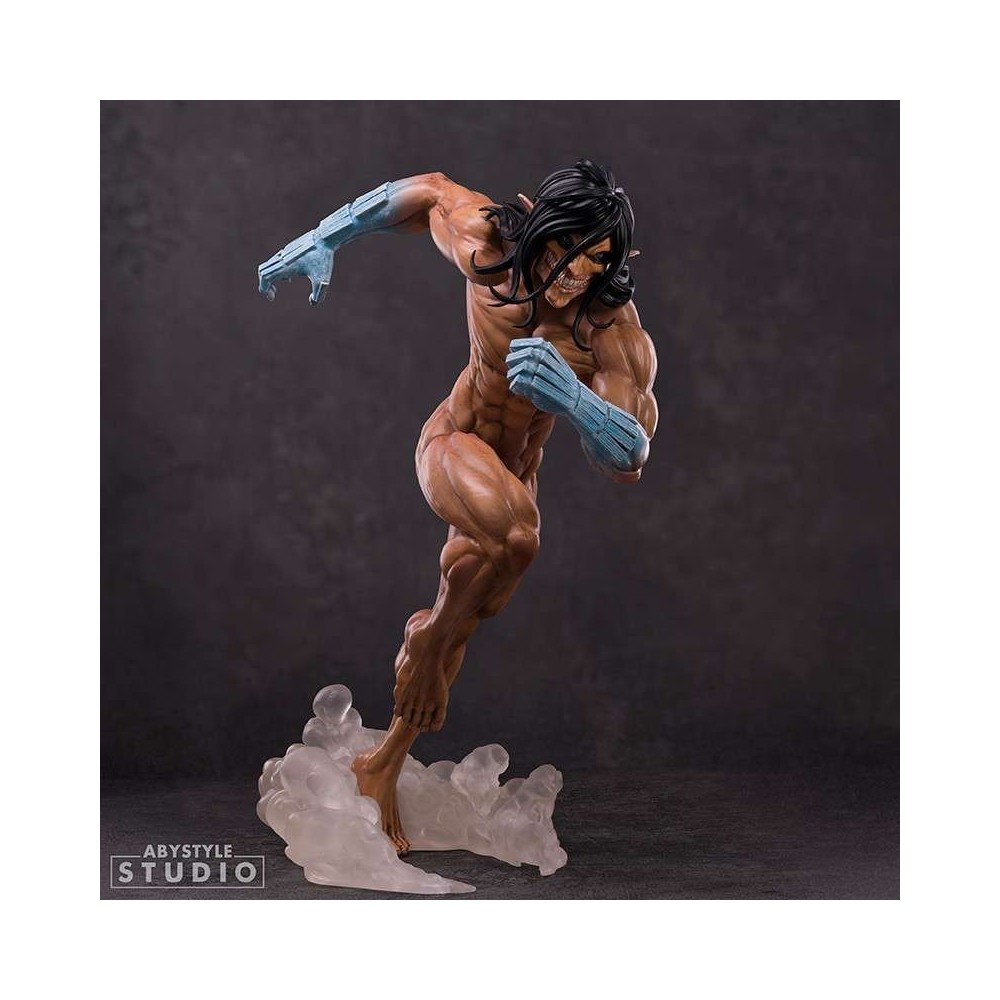 ABYSTYLE ATTACK ON TITAN EREN TITAN FORM SUPER FIGURE COLLECTION STATUE