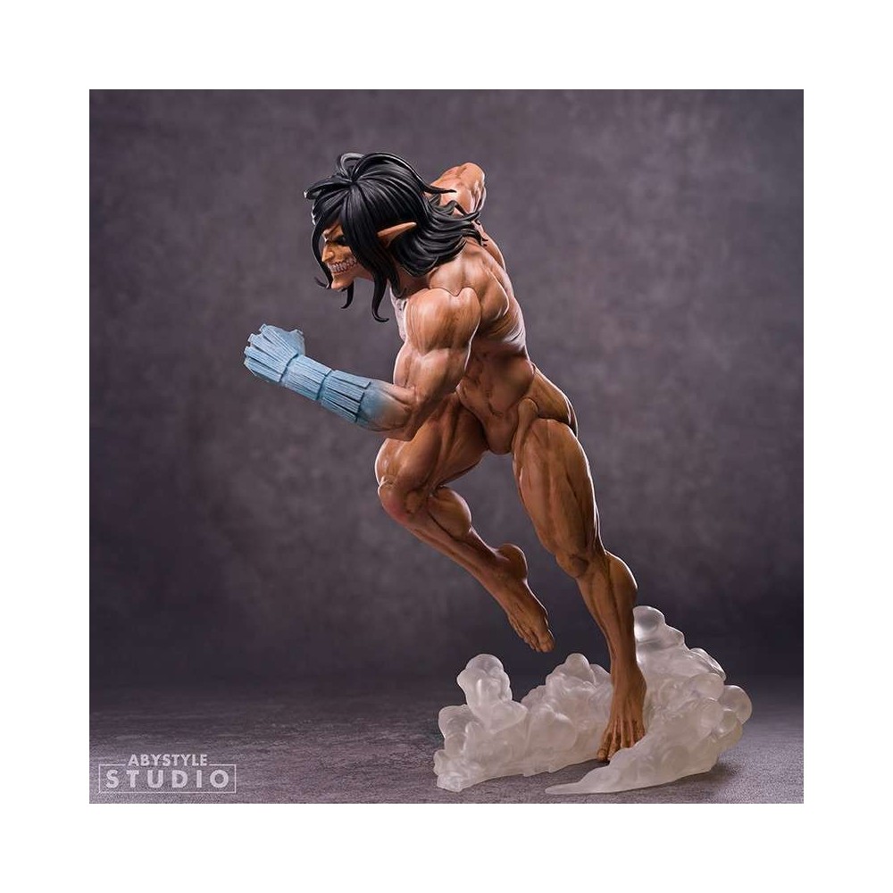 ABYSTYLE ATTACK ON TITAN EREN TITAN FORM SUPER FIGURE COLLECTION STATUE