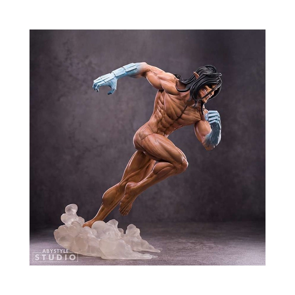 ABYSTYLE ATTACK ON TITAN EREN TITAN FORM SUPER FIGURE COLLECTION STATUE
