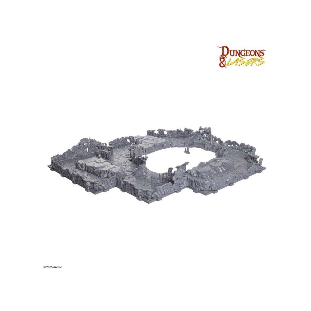 ARCHON STUDIO DUNGEONS AND LASERS ROCKY CAVE UNPAINTED SET