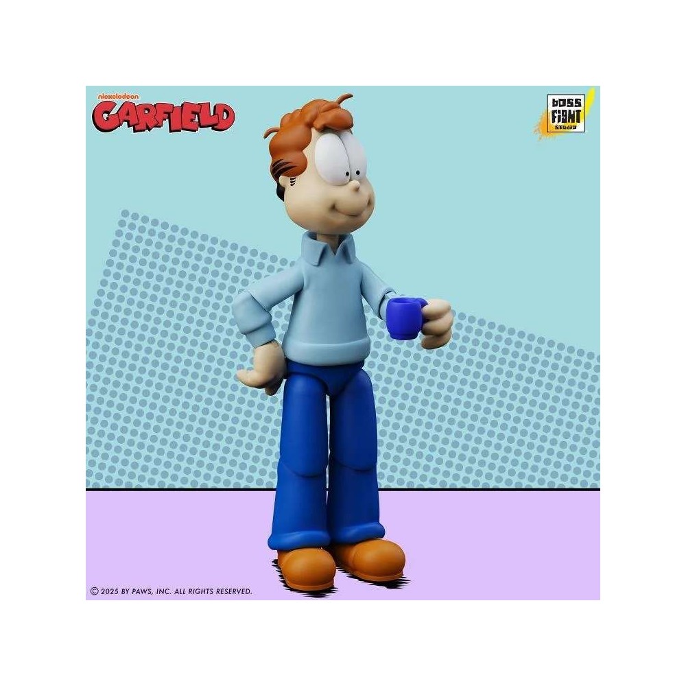 BOSS FIGHT STUDIO GARFIELD JON ARBUCKLE DELUXE PVC ACTION FIGURE