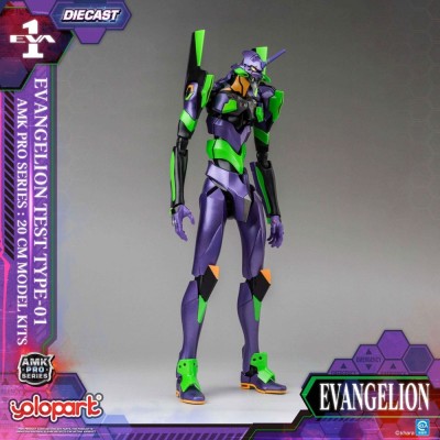NEON GENESIS EVANGELION EVA-01 AMK PRO SERIES MODEL KIT ACTION FIGURE YOLOPARK