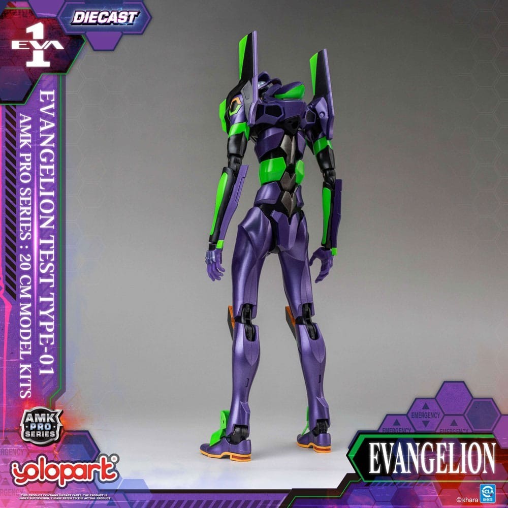 NEON GENESIS EVANGELION EVA-01 AMK PRO SERIES MODEL KIT ACTION FIGURE YOLOPARK