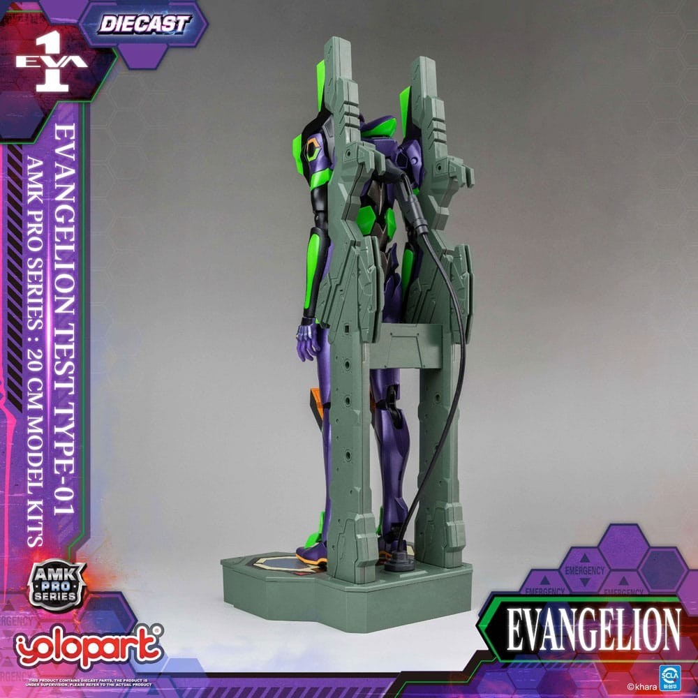 NEON GENESIS EVANGELION EVA-01 AMK PRO SERIES MODEL KIT ACTION FIGURE YOLOPARK