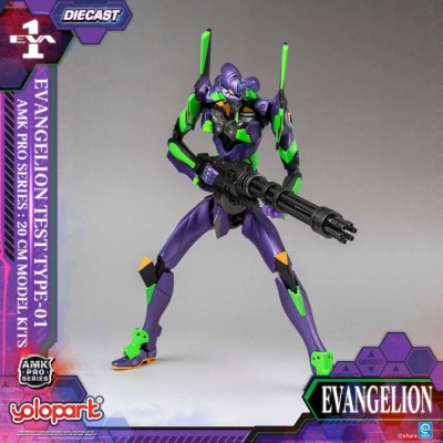 NEON GENESIS EVANGELION EVA-01 AMK PRO SERIES MODEL KIT ACTION FIGURE YOLOPARK