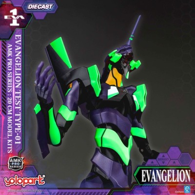 NEON GENESIS EVANGELION EVA-01 AMK PRO SERIES MODEL KIT ACTION FIGURE YOLOPARK