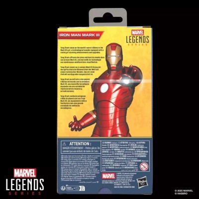 MARVEL LEGENDS MARVEL STUDIOS IRON MAN MARK III ACTION FIGURE HASBRO
