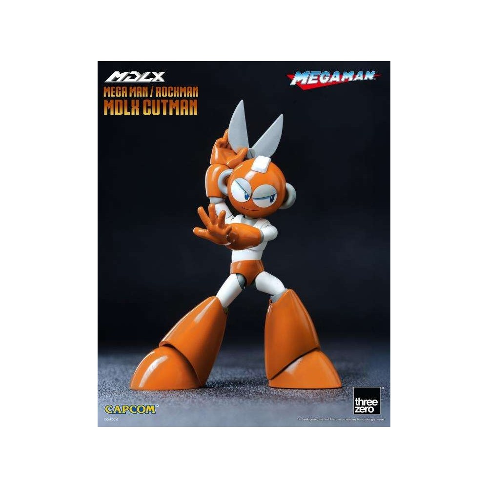 THREEZERO MEGAMAN ROCKMAN CUTMAN MDLX SERIES ACTION FIGURE