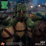 TEENAGE MUTANT NINJA TURTLES 1990 MOVIE SET 4X ONE:12 COLLECTIVE ACTION FIGURE MEZCO TOYS
