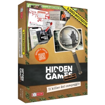 HIDDEN GAMES IL KILLER DEL CAMPEGGIO - GIOCO DA TAVOLO ITALIANO MS EDIZIONI