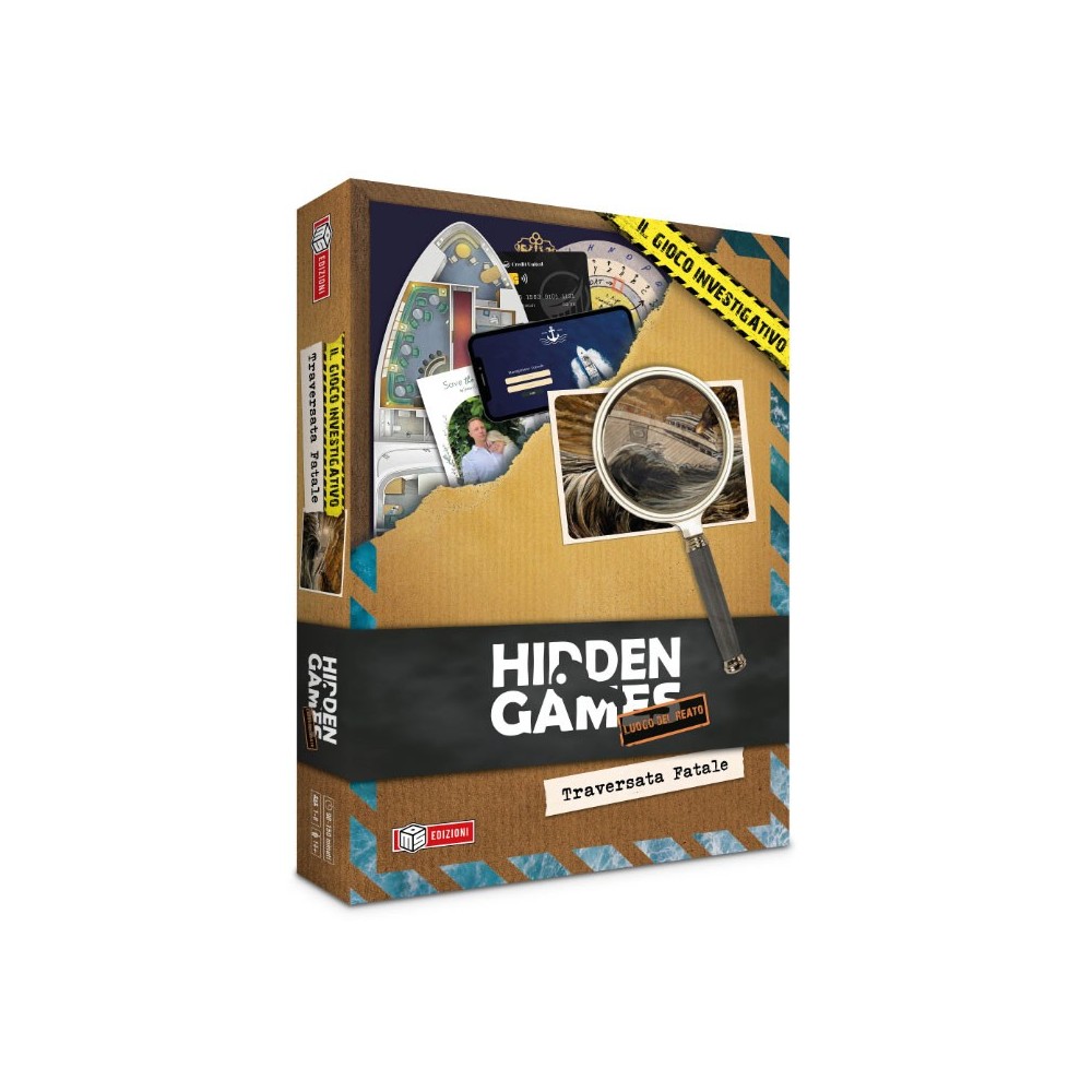 HIDDEN GAMES TRAVERSATA FATALE - GIOCO DA TAVOLO ITALIANO MS EDIZIONI