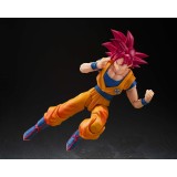 BANDAI DRAGON BALL SUPER SAIYAN GOD SON GOKU GOD AURA S.H. FIGUARTS SERIES ACTION FIGURE