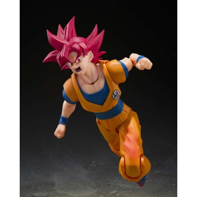 DRAGON BALL SUPER SAIYAN GOD SON GOKU GOD AURA S.H. FIGUARTS ACTION FIGURE BANDAI