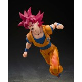 BANDAI DRAGON BALL SUPER SAIYAN GOD SON GOKU GOD AURA S.H. FIGUARTS SERIES ACTION FIGURE