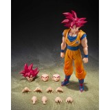 BANDAI DRAGON BALL SUPER SAIYAN GOD SON GOKU GOD AURA S.H. FIGUARTS SERIES ACTION FIGURE