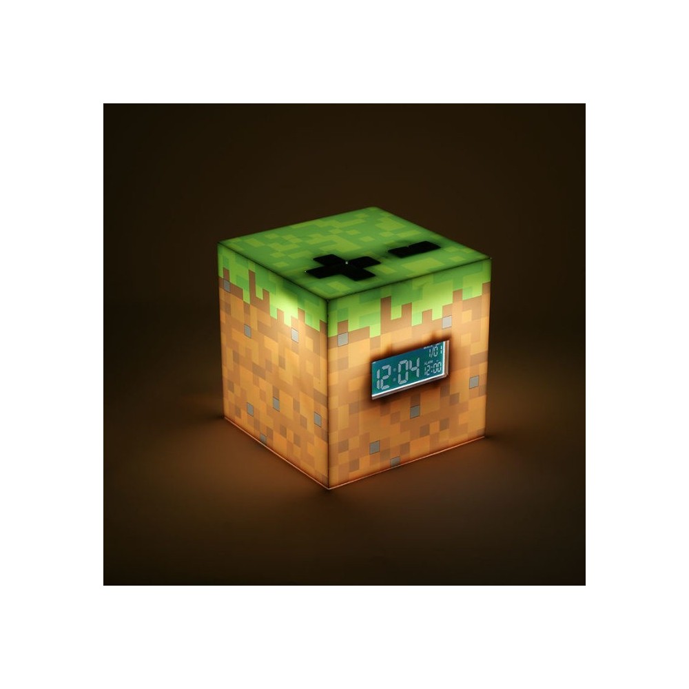 PALADONE PRODUCTS MINECRAFT ALARM CLOCK SVEGLIA LAMPADA