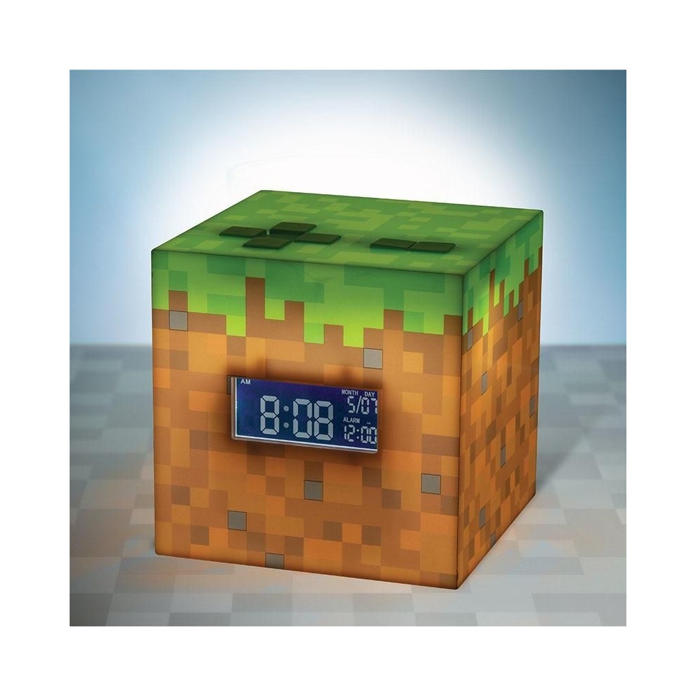 PALADONE PRODUCTS MINECRAFT ALARM CLOCK MOOD LIGHT
