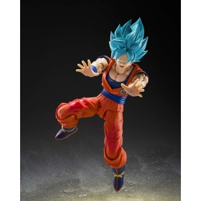 BANDAI DRAGON BALL SUPER SAIYAN GOD SON GOKU GOD BLUE POWER S.H. FIGUARTS SERIES ACTION FIGURE