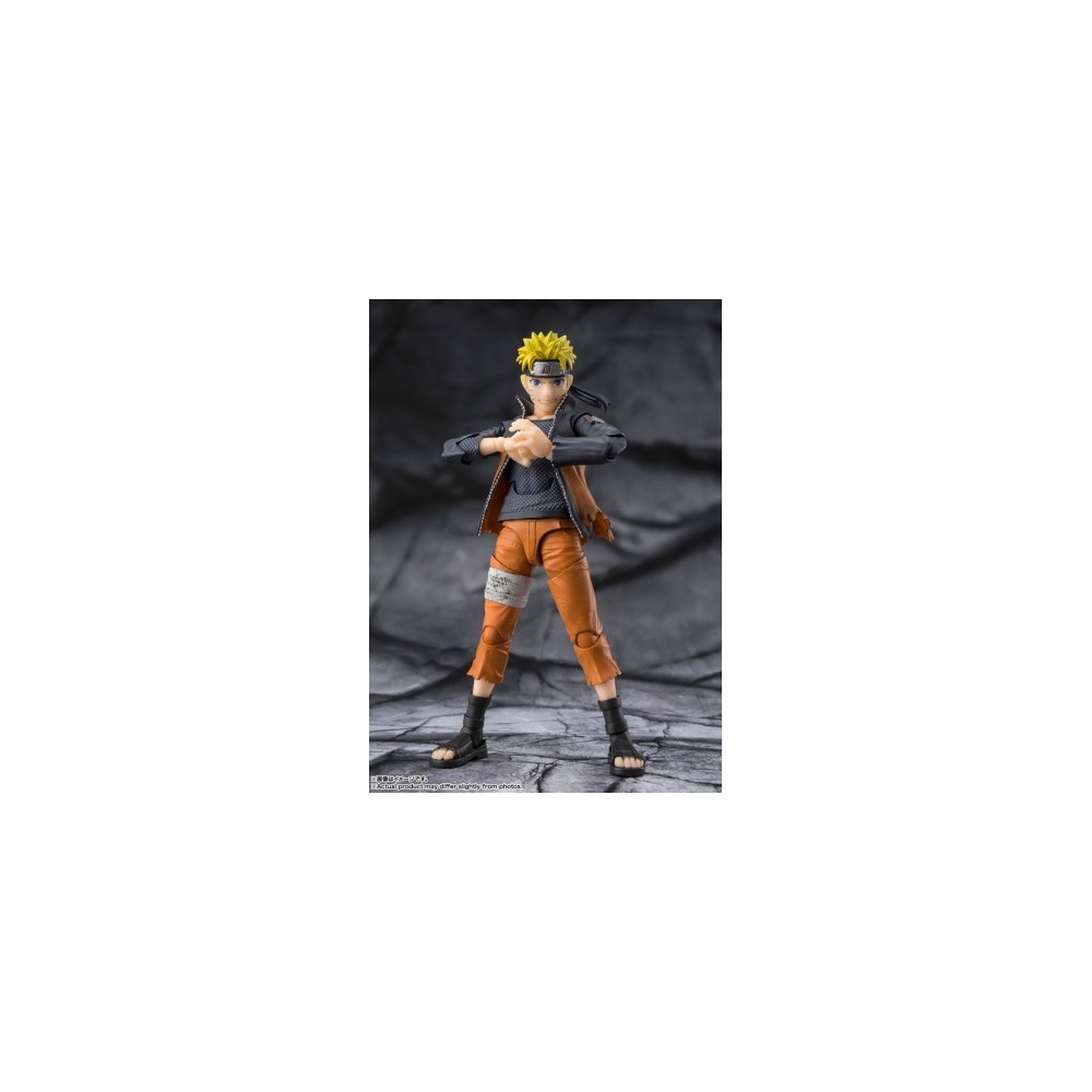 NARUTO SHIPPUDEN NARUTO UZUMAKI THE POWER TO UNITE S.H. FIGUARTS ACTION FIGURE BANDAI