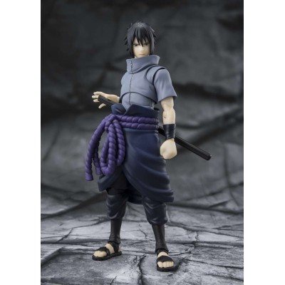 NARUTO SHIPPUDEN SASUKE UCHIHA SOLITARY SHINOBI S.H. FIGUARTS ACTION FIGURE BANDAI