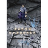 NARUTO SHIPPUDEN SASUKE UCHIHA SOLITARY SHINOBI S.H. FIGUARTS ACTION FIGURE BANDAI